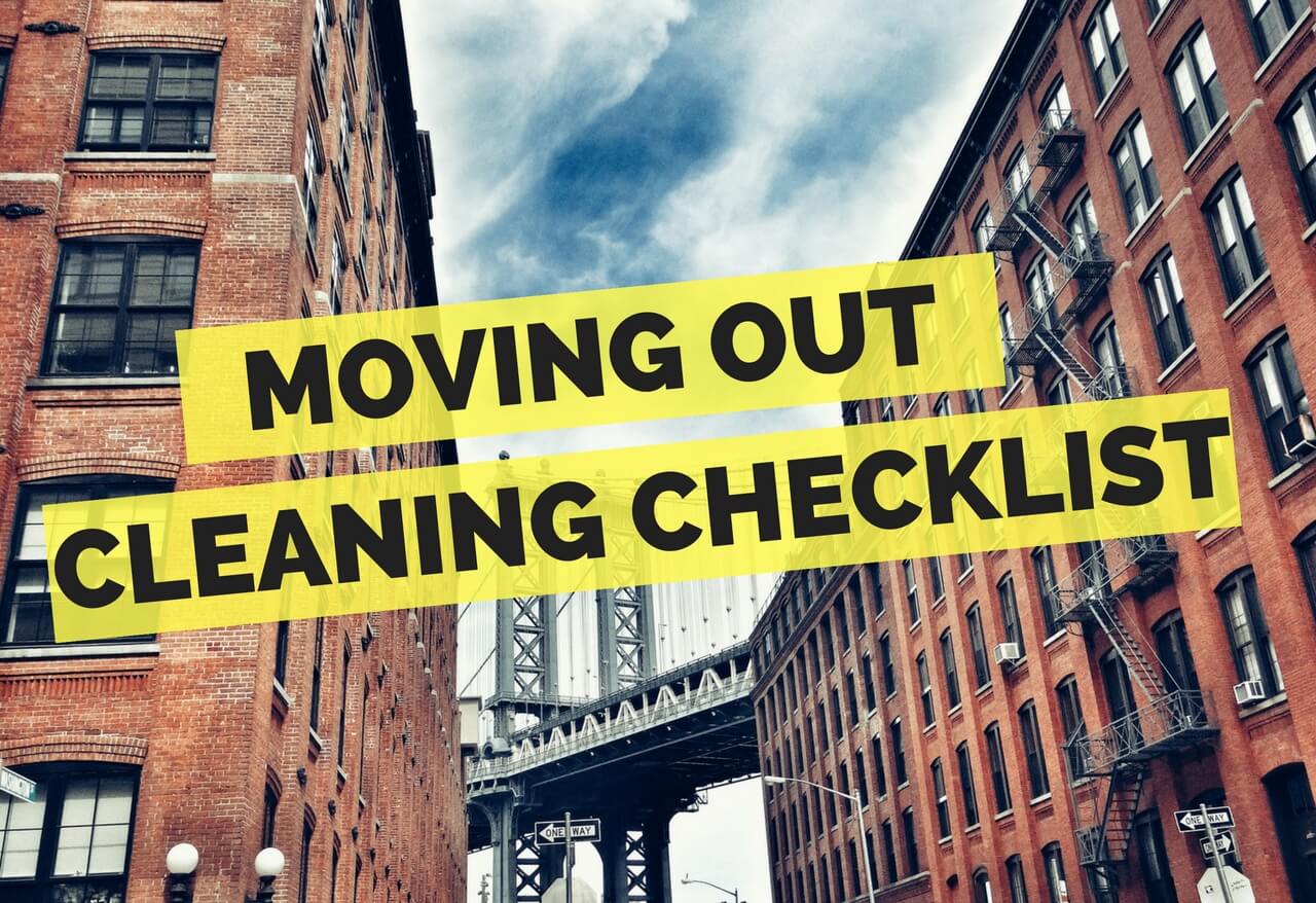 Moving Out Cleaning Checklist